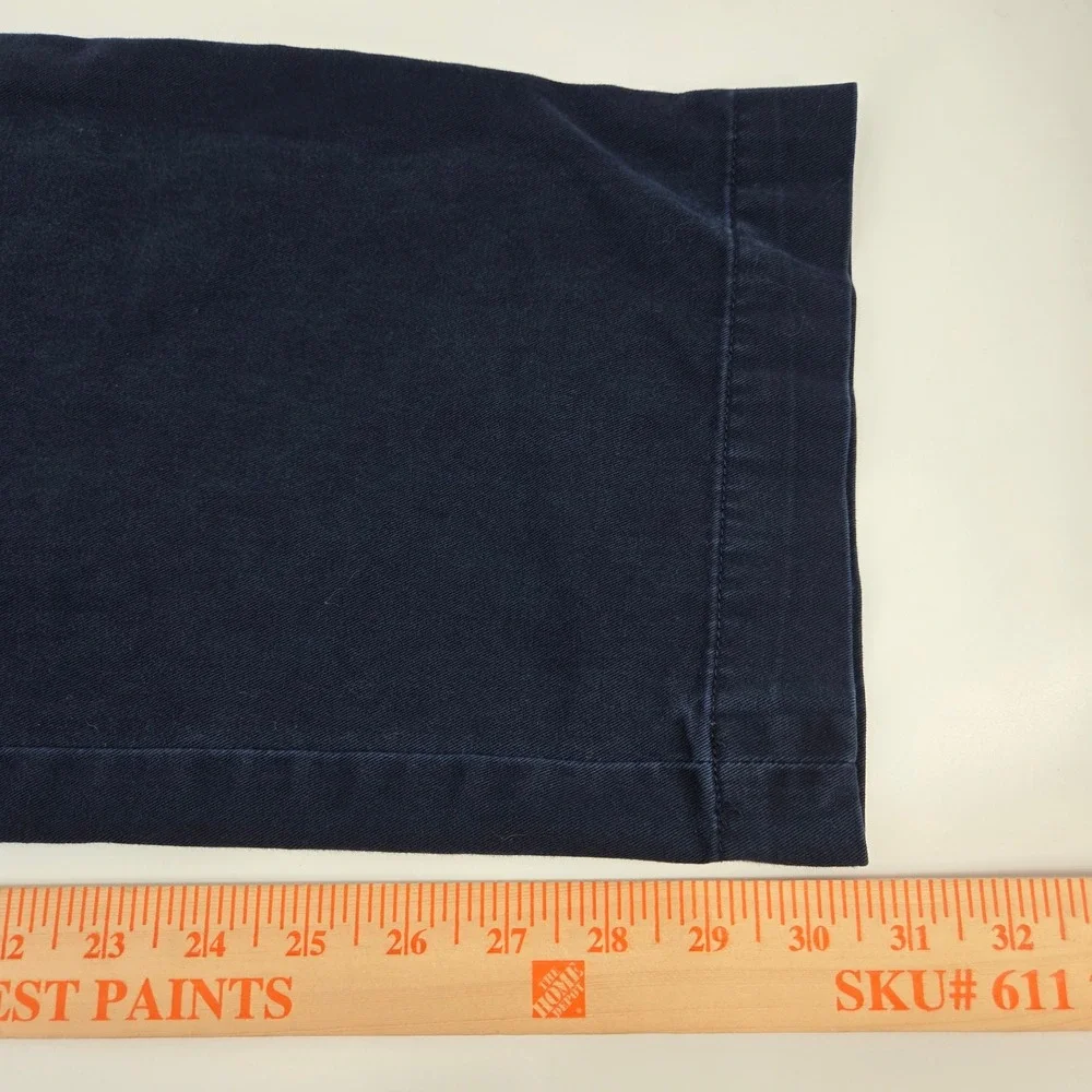 Polo Ralph Lauren Classic Fit Chino Pants 38x32 Navy Blue‎ Twill Cotton Trousers